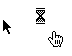 Classic Small Dark Cursors preview