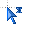 3d blue Cursors preview