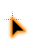 Delta Neon Orange Cursors preview