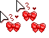 Kawaii Black and Red Donuts Cursors preview
