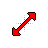 Rainbow diagonal resize 2 cursor