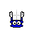 Azul escribir cursor