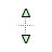Vertical resize cursor