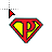 Superman Alphabet p cursor
