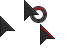 Dark Gray Red StreetLight Edit Cursors cursor preview