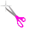 Scissors Pink cursor