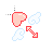 [Angel heart (red ver.)] diagonal resize 1 cursor
