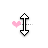 Vertical resize cursor