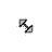 Gray Diagonal Resize 2 cursor