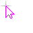 Windows Pink Empty Inside Trunk cursor
