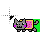 green cat  cursor