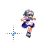 Sakuya Izayoi Diagonal Resize 2 Cursor cursor