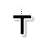 Crop Cursor Up v3 (Black) cursor