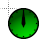 magic green clock cursor