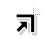 Crop Up-Right v3 (Black) cursor