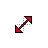 Red Diagonal 2 cursor