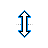Vertical resize cursor
