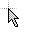 1x1 Green Checkers Design  cursor