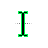 green and black cursor