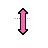 Vertical resize cursor