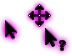 Windows 7 Pink Glowing Cursors cursor preview