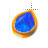left sapphire in gold cursor