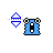 Vertical resize cursor