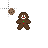 Gingerbread man cursor