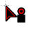 Red Inline person cursor