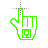 Neon Green Location cursor