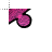 Zebra Print Multicolor Animated cursor