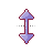 Vertical resize cursor