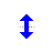 Vertical resize cursor