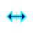 Horizontal resize cursor