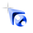 Blue 3d Beveled Cursors preview
