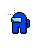 Blue among us upgrde cursor