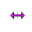 Horizontal resize cursor