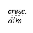 Horizontal resize cursor