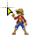 Luffy Giant Batle 2 Cursors preview