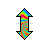Vertical resize cursor