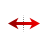 Horizontal resize cursor