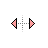 Horizontal resize cursor