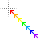 Rainbow wiggle cursor