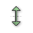 Vertical resize cursor