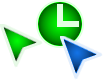 Energetic green Cursors preview