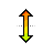 Vertical resize cursor