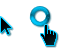 Windows 7 Bitonal Blue-Black Edit Cursors cursor preview