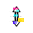 Vertical resize cursor