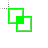 Square GreenX Cursors preview