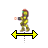 Horizontal resize cursor